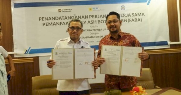 Pemkab Jeneponto dan PLN Nusantara Power UP Punagaya Teken MoU Pemanfaatan FABA
