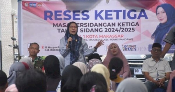 Reses DPRD Makassar, Rezki Komitmen Perjuangkan Infrastruktur Jalan-Drainase di Buakana