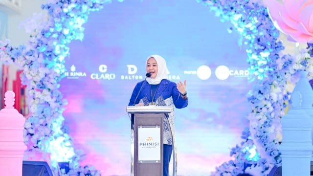Wakil Gubernur Sulawesi Selatan, Fatmawati Rusdi, membuka secara resmi Phinisi Hospitality Fair (PHF) 2025.