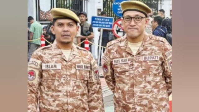 Bupati Jeneponto Paris Yasir dan Wakil Bupati Jeneponto Islam Iskandar.