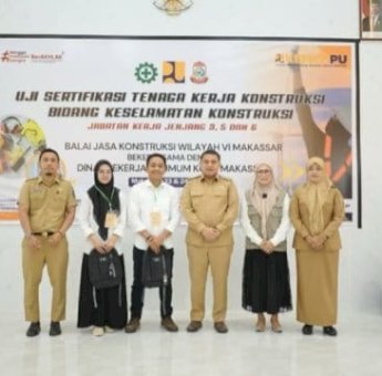 Resmikan Uji Sertifikasi Tenaga Kerja, Munafri Tekankan Pentingnya Pembangunan di Pulau