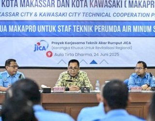 PDAM Makassar Gandeng Kawasaki, Gelar Pelatihan Teknis Tekan NRW se-Maminasata