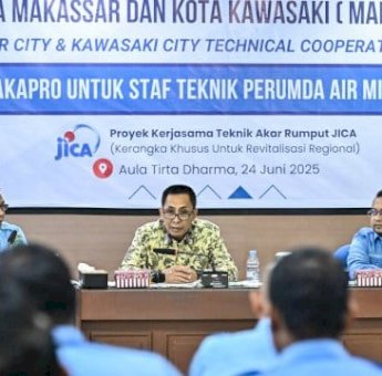 PDAM Makassar Gandeng Kawasaki, Gelar Pelatihan Teknis Tekan NRW se-Maminasata