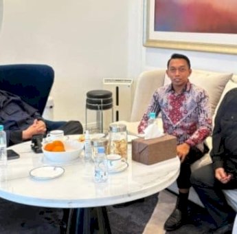 Temui Ketum Surya Paloh, Syaharuddin Alrif Laporkan Kesiapan Rakernas Partai NasDem di Sulsel