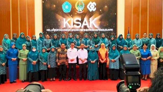 TP PKK Soppeng Hadiri Peluncuran Program KISAK dan Tuntas Layanan Adminduk
