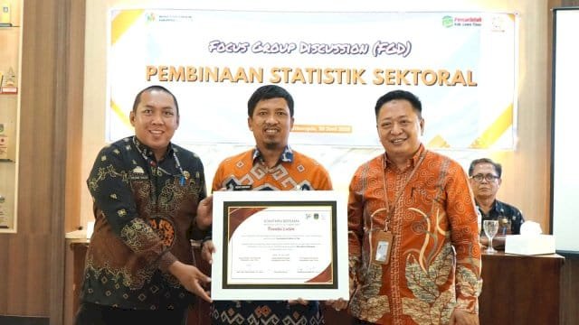 Pemkab Lutim Bahas Penguatan Statistik Sektoral dalam FGD Bersama BPS