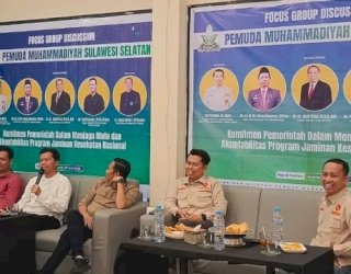 FGD Pemuda Muhammadiyah Sulsel, Silaturahmi Sekaligus Bahas Komitmen Pemerintah Jaga Mutu Program JKN