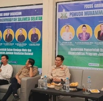 FGD Pemuda Muhammadiyah Sulsel, Silaturahmi Sekaligus Bahas Komitmen Pemerintah Jaga Mutu Program JKN
