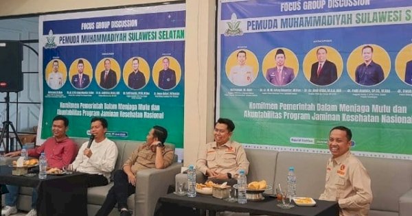 FGD Pemuda Muhammadiyah Sulsel, Silaturahmi Sekaligus Bahas Komitmen Pemerintah Jaga Mutu Program JKN