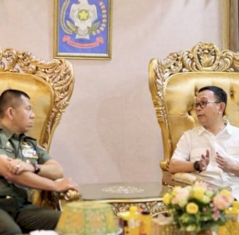 Bupati Soppeng Suwardi Terima Kunjungan Danrem 141/Tp Bahas Kesiapan Kunjungan Kerja Pangdam