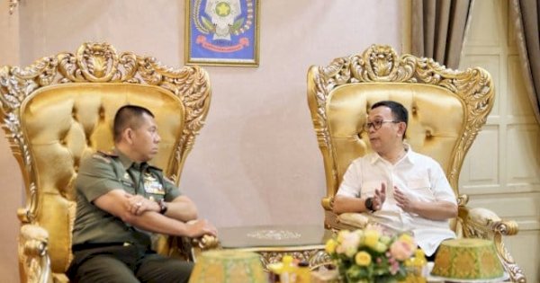 Bupati Soppeng Suwardi Terima Kunjungan Danrem 141/Tp Bahas Kesiapan Kunjungan Kerja Pangdam
