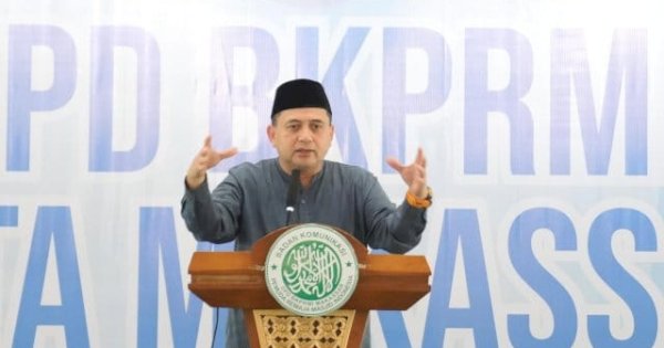 Lantik DPD BKPRMI, Munafri Minta Perkuat Peran Masjid Bina Generasi Muda