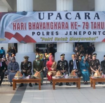 Bupati Jeneponto Paris Yasir Hadiri Upacara Hari Bhayangkara ke-79: Penghormatan atas Dedikasi Polri