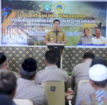 50 KTNA Pangkep Resmi Dilantik, Bupati Yusran Lalogau Harap Jadi Mitra Strategis Pemda dalam Menyuarakan Aspirasi Petani dan Nelayan