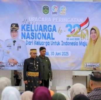 Pemkab Lutim Gelar Upacara Harganas ke-32, Sekda : Indonesia Emas 2045 Dimulai dari Keluarga