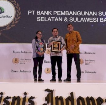 Selamat! Bank Sulselbar Raih Penghargaan Bergengsi di Bisnis Indonesia Award 2025