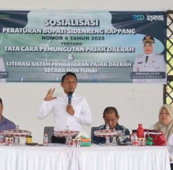 Bupati Sidrap Syaharuddin: Wajib Pajak Harus Didekati dengan Baik