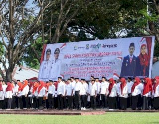 Pemkab Jeneponto Gelar Apel Siaga Koperasi Merah Putih Dirangkaikan Pelantikan Pengurus-Pengawas