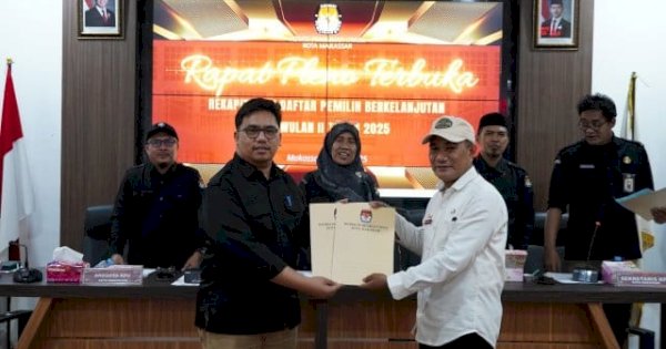 KPU Makassar Tetapkan Daftar Pemilih Berkelanjutan 2025, Segini Jumlahnya