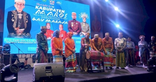 Menbud Fadli Apresiasi Festival Budaya Gau Maraja Maros
