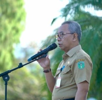 Pimpin Apel, Sekda Lutim Bahri Suli Tegaskan Kedisiplinan ASN dan Non-ASN