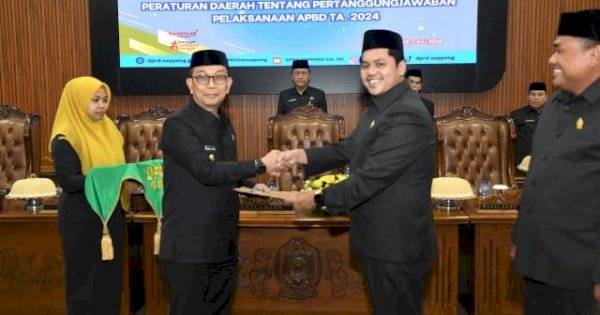 DPRD Soppeng Setujui Ranperda Pertanggungjawaban Pelaksanaan APBD TA 2024