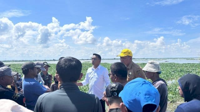 Sekitar 214 Ha Sawah Petani di Sidrap Terendam Banjir, Syaharuddin Alrif Turun Langsung Cek Lokasi