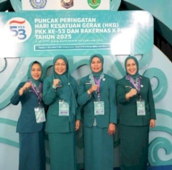 Melinda Aksa Hadiri Puncak HKG ke-53 dan Rakernas X PKK: Perkuat Peran PKK sebagai Mitra Strategis Pemerintah