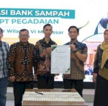 Pemkot Makassar dan Pegadaian Satukan Langkah Atasi Sampah 2029