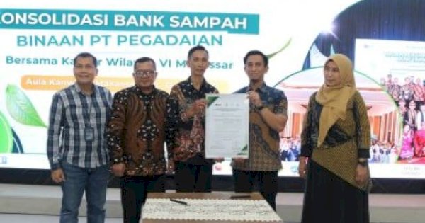 Pemkot Makassar dan Pegadaian Satukan Langkah Atasi Sampah 2029