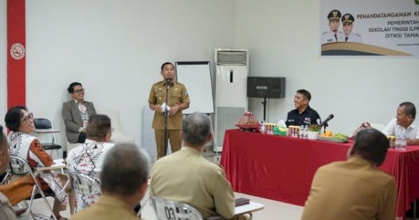Wali Kota Tasming Hamid Gandeng STIKS Makassar, Dorong Peningkatan SDM Parepare