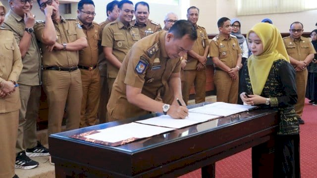 Komitmen Turunkan Stunting, Wakil Bupati Sinjai Hadiri Lokakarya komitmen Untuk Gizi