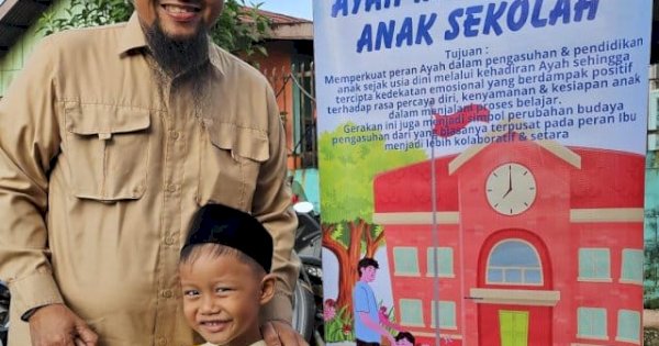 DPPKB Lutim Dorong Gerakan Ayah Mengantar anak Ke Sekolah Melalui GATI