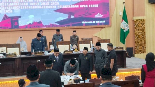 Pemkot-DPRD Makassar Setujui Pertanggungjawaban APBD 2024 dan RPJMD 2025&ndash;2029