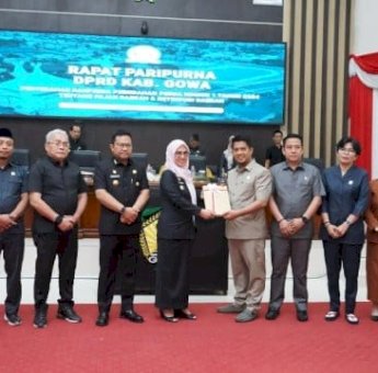 Fraksi DPRD Gowa Sampaikan Pandangannya atas Ranperda Pertanggungjawaban APBD 2024 dan RPJMD 2025-2029