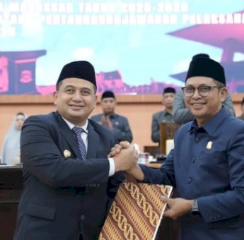 Munafri-Aliyah Hadiri Paripurna: DPRD Makassar Sahkan RPJMD, Arah Pembangunan 2025&ndash;2029 Disepakati