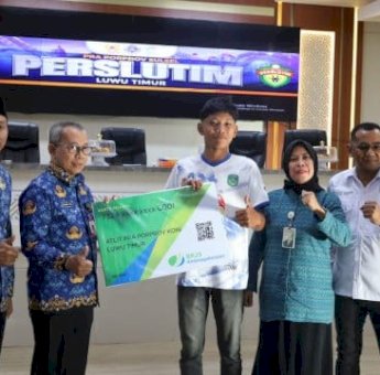 Dilepas Sekda, Laga Perdana Tim Sepakbola Askab PSSI Lutim Lawan Tuan Rumah