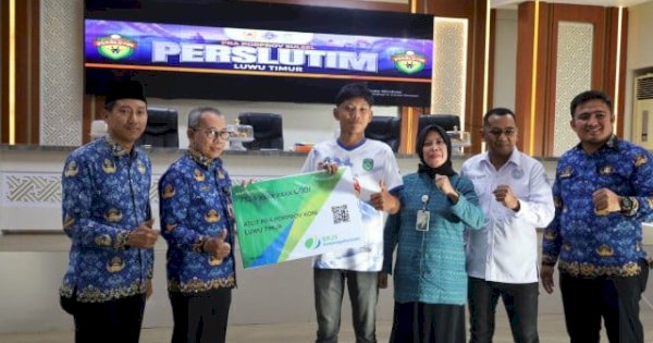 Dilepas Sekda, Laga Perdana Tim Sepakbola Askab PSSI Lutim Lawan Tuan Rumah