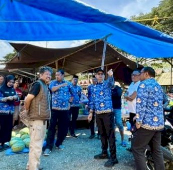 Bupati Soppeng Suwardi Tinjau Pasar Lamataesso Fokus Tingkatkan Kenyamanan dan Efisiensi Pasar