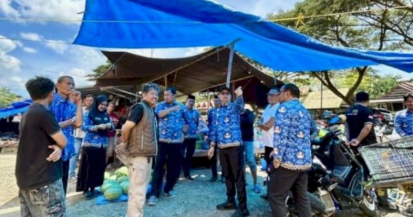 Bupati Soppeng Suwardi Tinjau Pasar Lamataesso Fokus Tingkatkan Kenyamanan dan Efisiensi Pasar