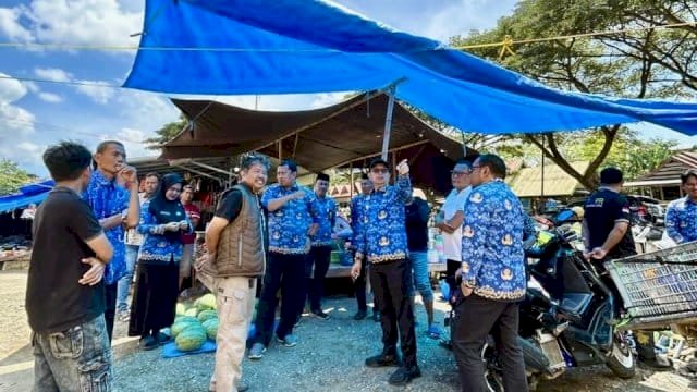 Bupati Soppeng Suwardi Tinjau Pasar Lamataesso Fokus Tingkatkan Kenyamanan dan Efisiensi Pasar