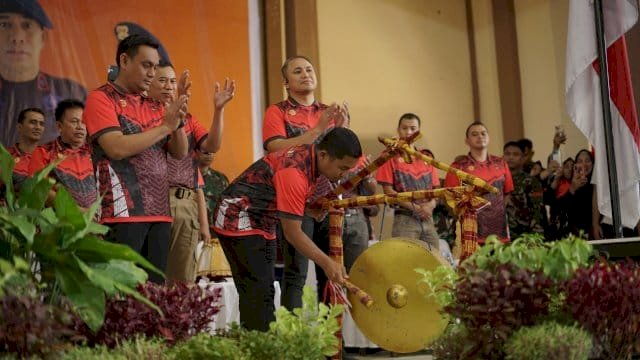 Wali Kota Tasming Apresiasi INKANAS Sulsel dan Brimob, Dorong Pembinaan Karakter Lewat Karate