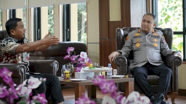 Evaluasi dan Persiapan Event, Wali Kota Parepare dan Kapolres Tingkatkan Koordinasi