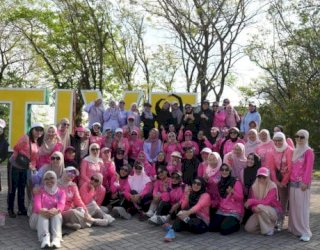 Senam Bersama Tiga Organisasi Perempuan, Melinda Aksa: Perempuan Sehat, Keluarga Lebih Harmonis