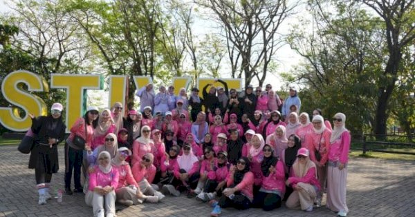 Senam Bersama Tiga Organisasi Perempuan, Melinda Aksa: Perempuan Sehat, Keluarga Lebih Harmonis
