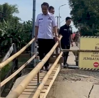 Keluarga Haji Bohari Hibahkan Jembatan ke Pemkab Maros