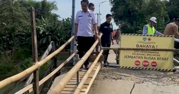 Keluarga Haji Bohari Hibahkan Jembatan ke Pemkab Maros