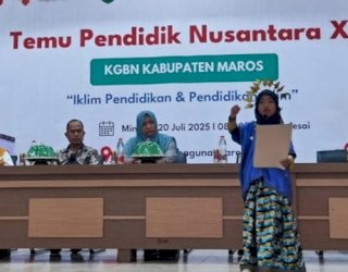 Maros Tuan Rumah Temu Pendidik Nusantara, Wabup Apresiasi Cerdas Cermat Guru