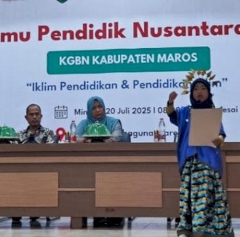 Maros Tuan Rumah Temu Pendidik Nusantara, Wabup Apresiasi Cerdas Cermat Guru