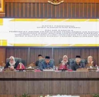 DPRD Barru Sahkan Perda Pertanggungjawaban APBD 2024